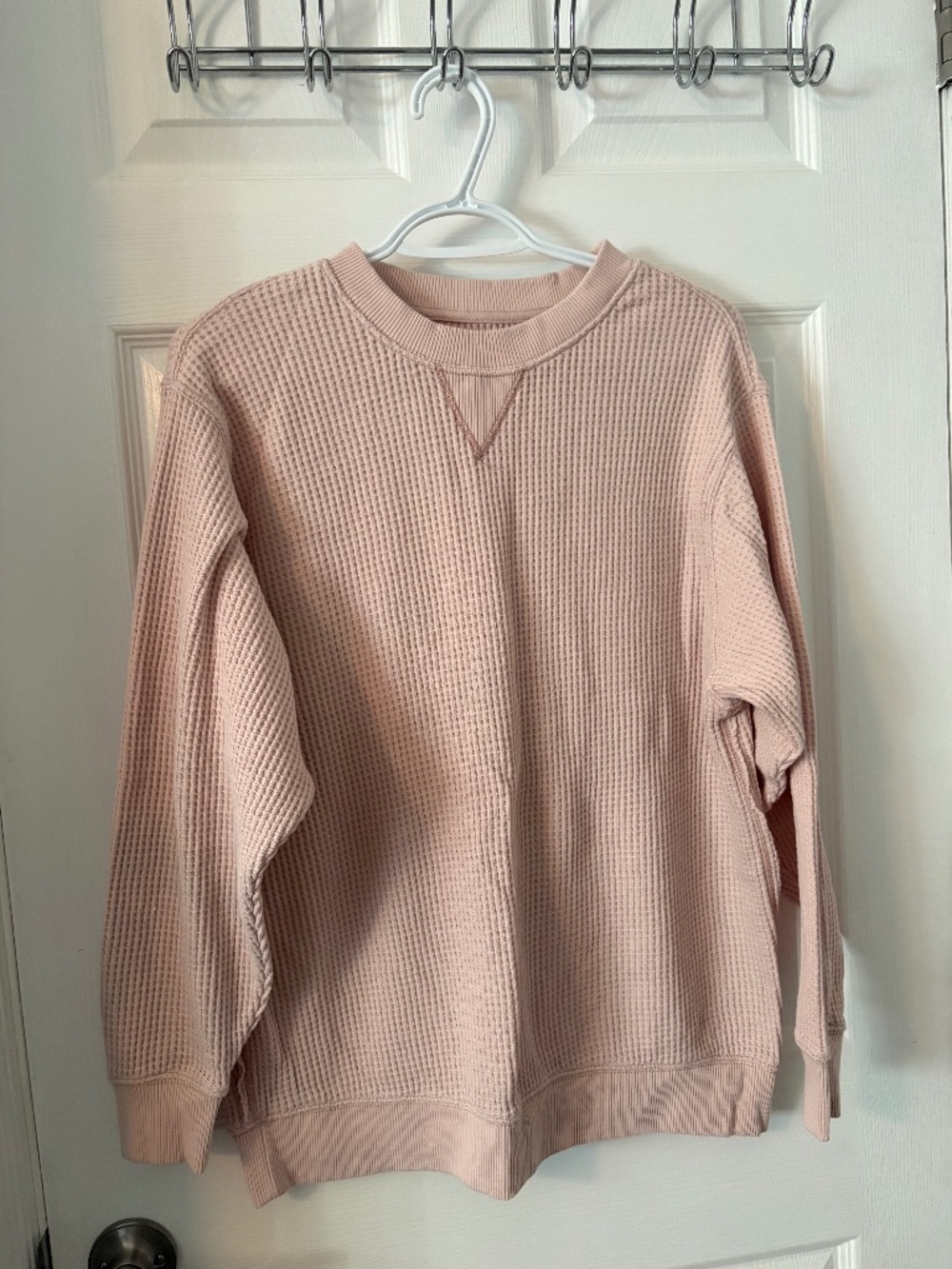 Aerie waffle print long sleeve